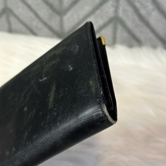 DUNHILL leather long wallet in black - Picture 5 of 17